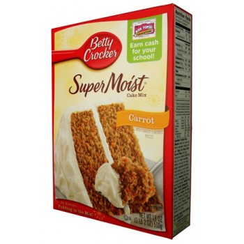 Betty Crocker Super Moist Carrot Cake Mix 15.25 OZ (432g) 12 Packungen AUSVERKAUFT